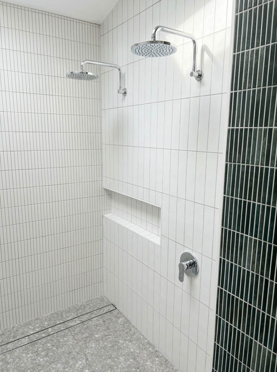 White Kitkat Twin Shower, Terrigal