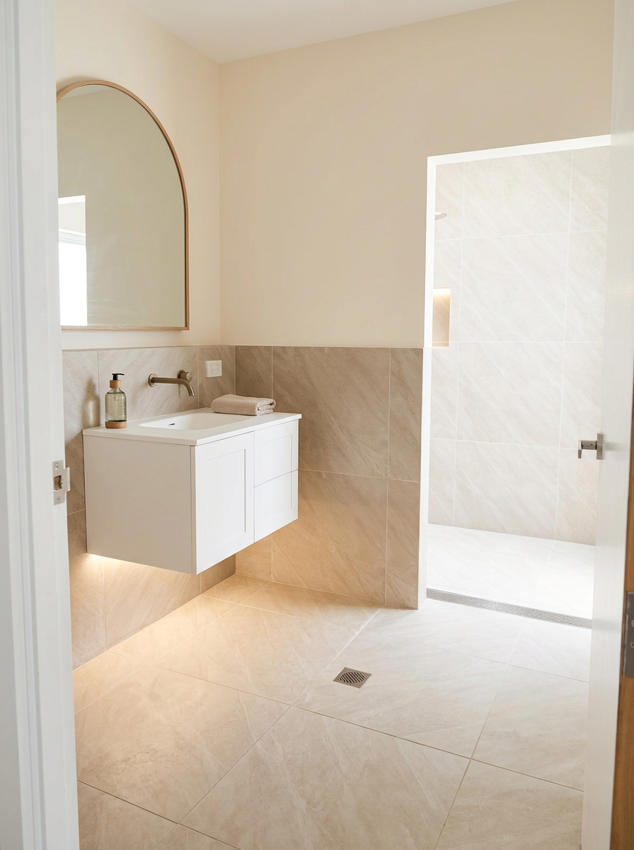 Stone-Look Family Bath, Erina